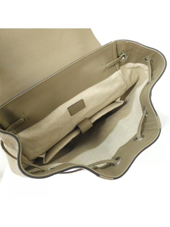Gucci Backpack Leather Silver